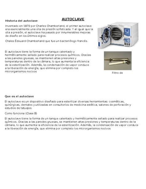 autoclave chamberland funcionamiento|charles chamberland autoclave.